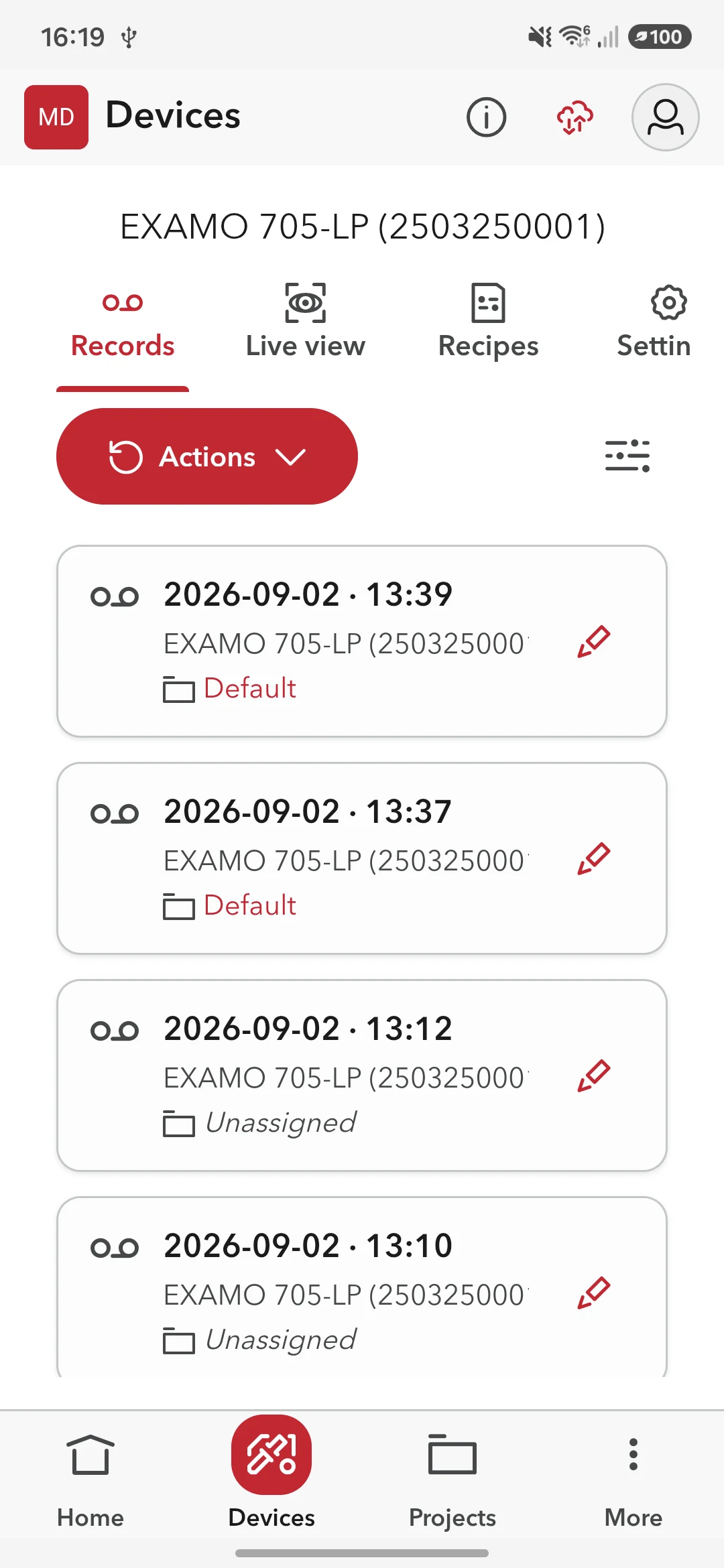 myLeister screenshot